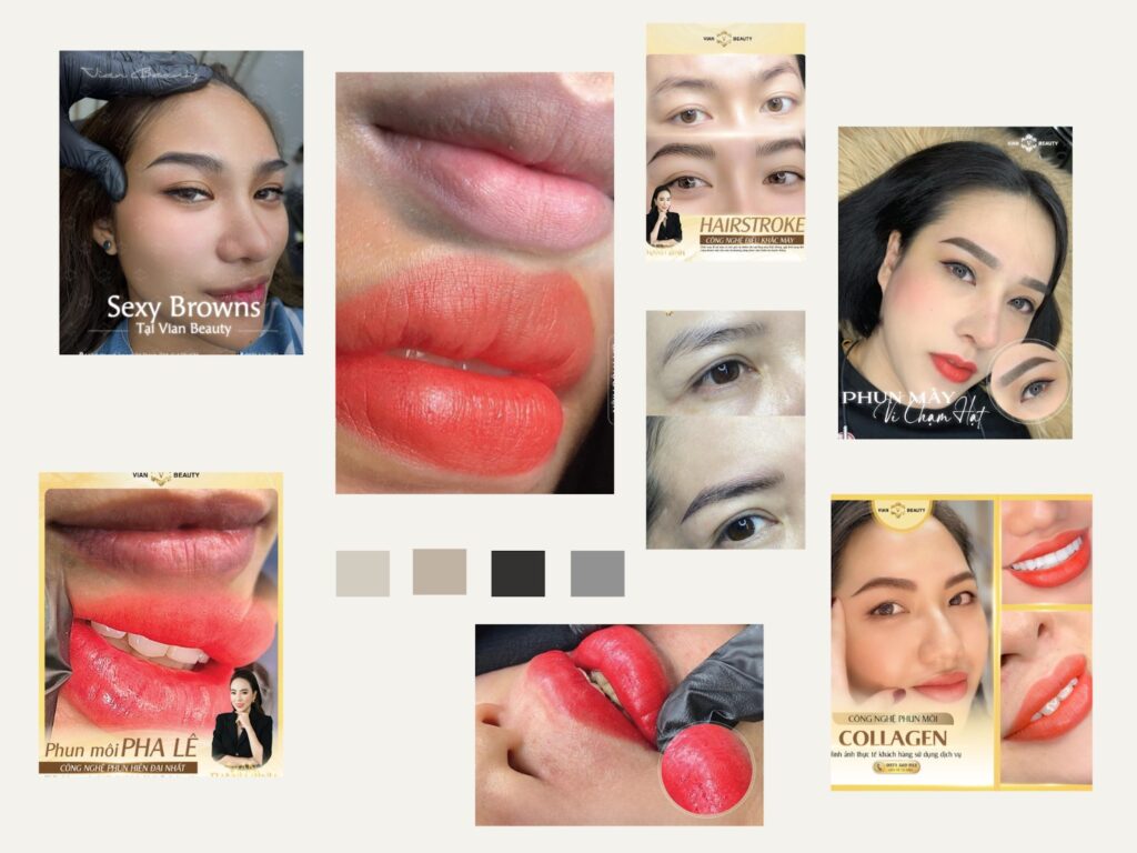 Phun Xăm Mày Môi Ở Vian Beauty: Lột Xác Nhan Sắc An Toàn? 2 Công nghệ phun xăm tiên tiến