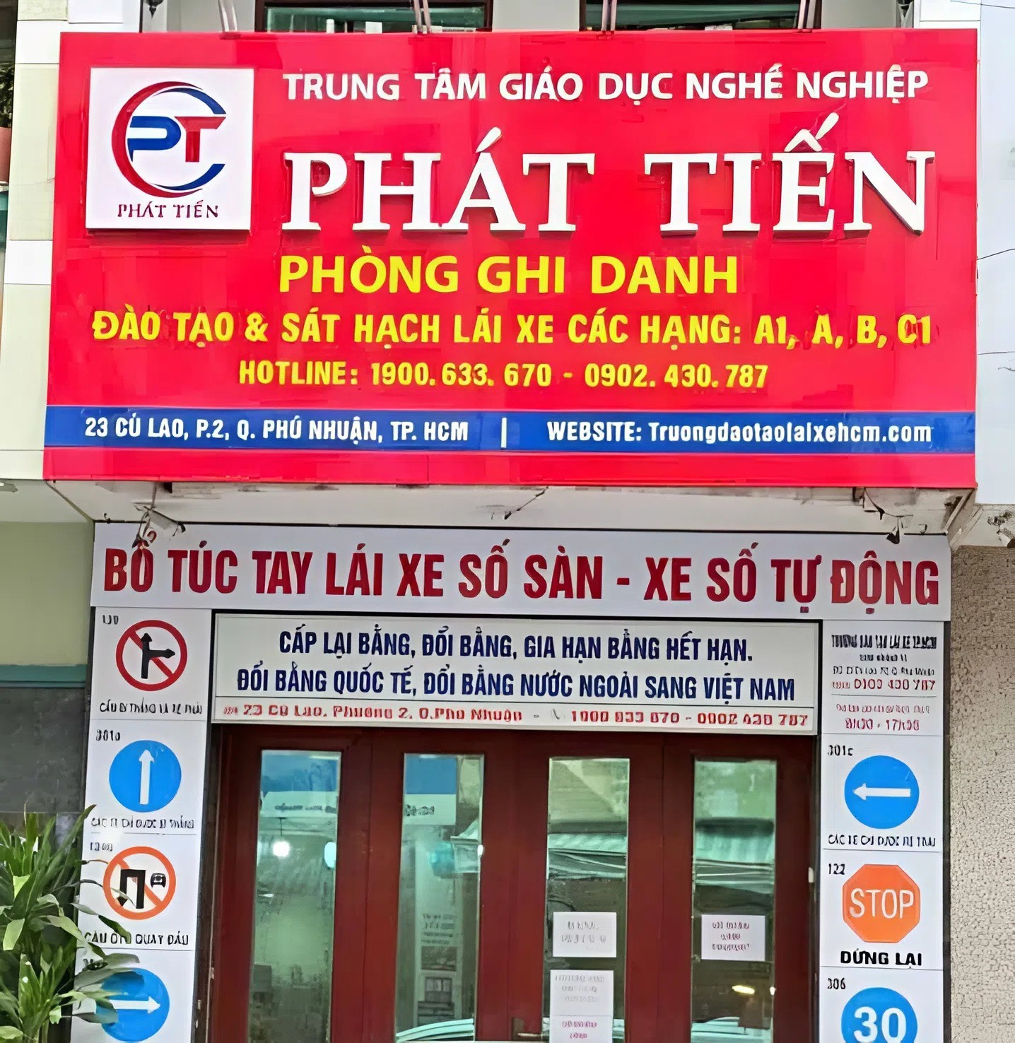 hoc thi bang lai xe c1 